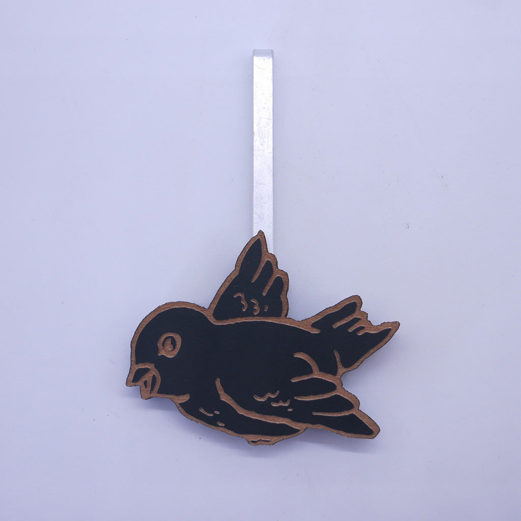 Cuckoo Pendulum Silent Wall Clock for Livingroom 12 Inches