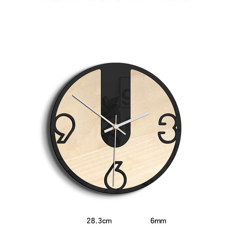 Modern Noiseless Wall Décor Clock for Home