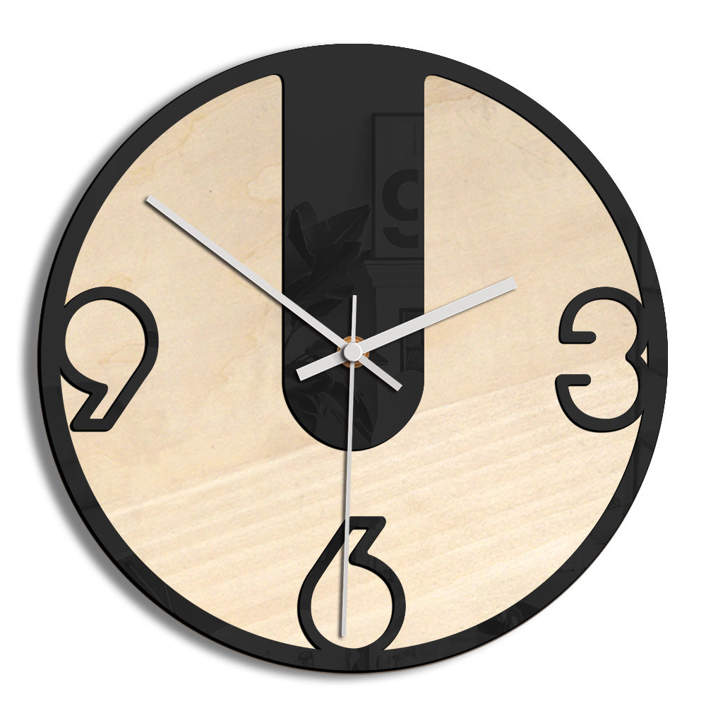 Modern Noiseless Wall Décor Clock for Home