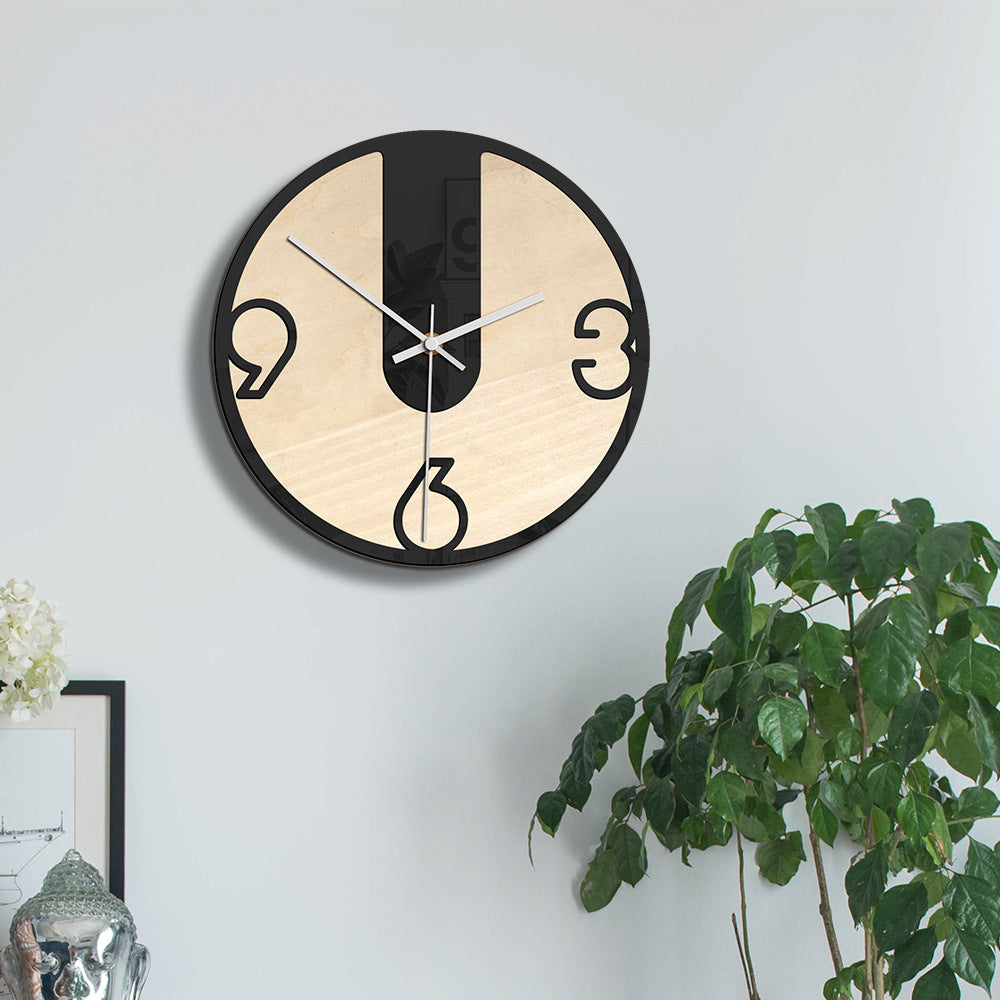 Modern Noiseless Wall Décor Clock for Home