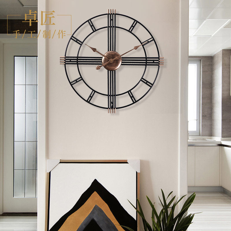 Vintage Wall Decoration Clock for Livingroom 20 Inches