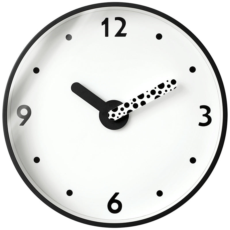 Cute Round Wall Clock for Kids Bedroom