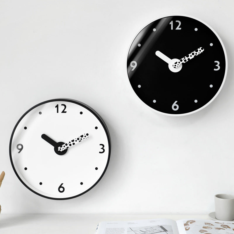 Cute Round Wall Clock for Kids Bedroom