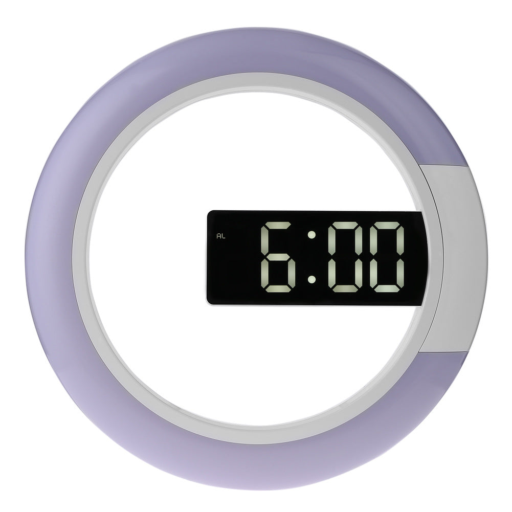 Multifunctional Led Lamp Wall Clock for Bedroom