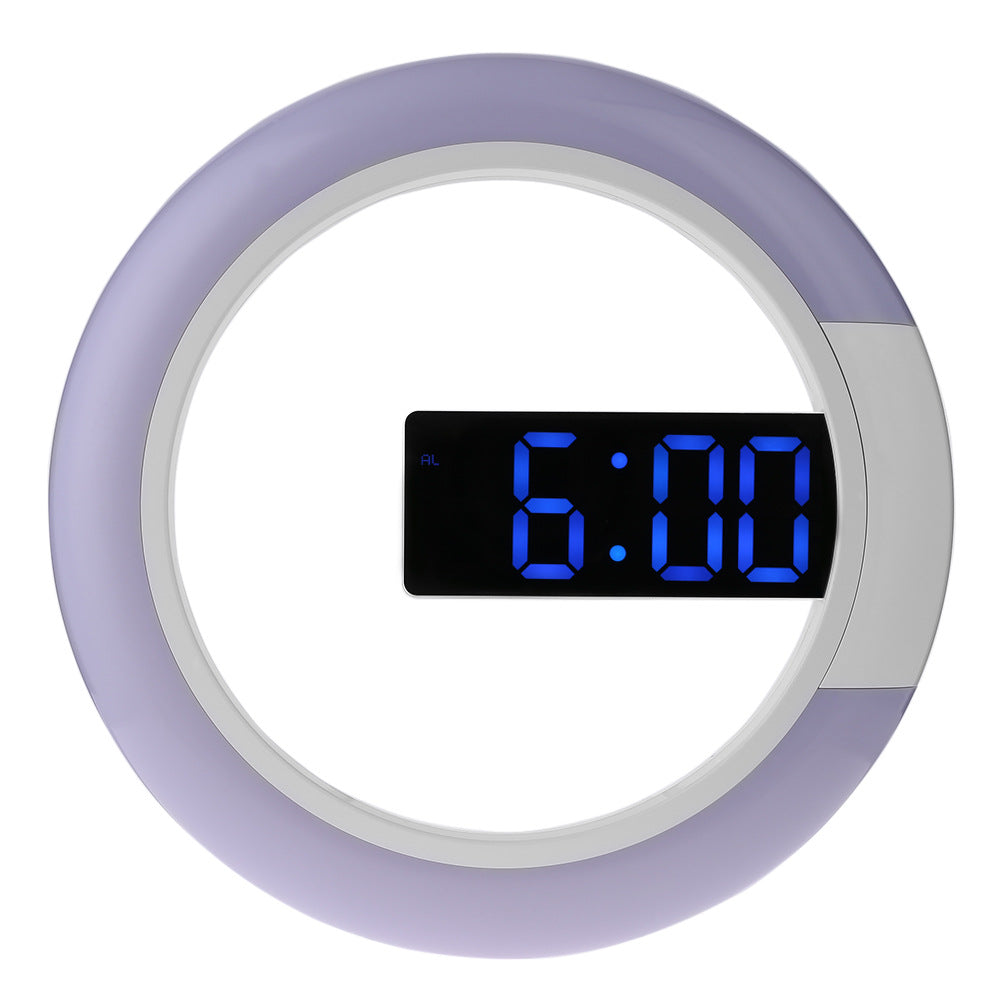 Multifunctional Led Lamp Wall Clock for Bedroom