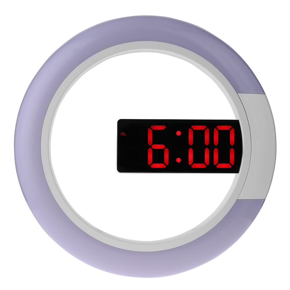 Multifunctional Led Lamp Wall Clock for Bedroom
