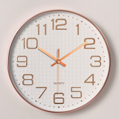 Minimalist Bedroom Silent Wall Clock 10 Inches