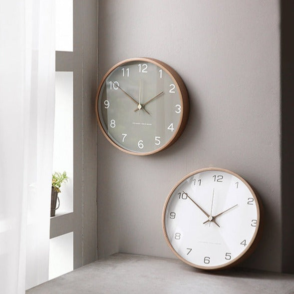 Analogue Wall Décor Wooden Clock for Home