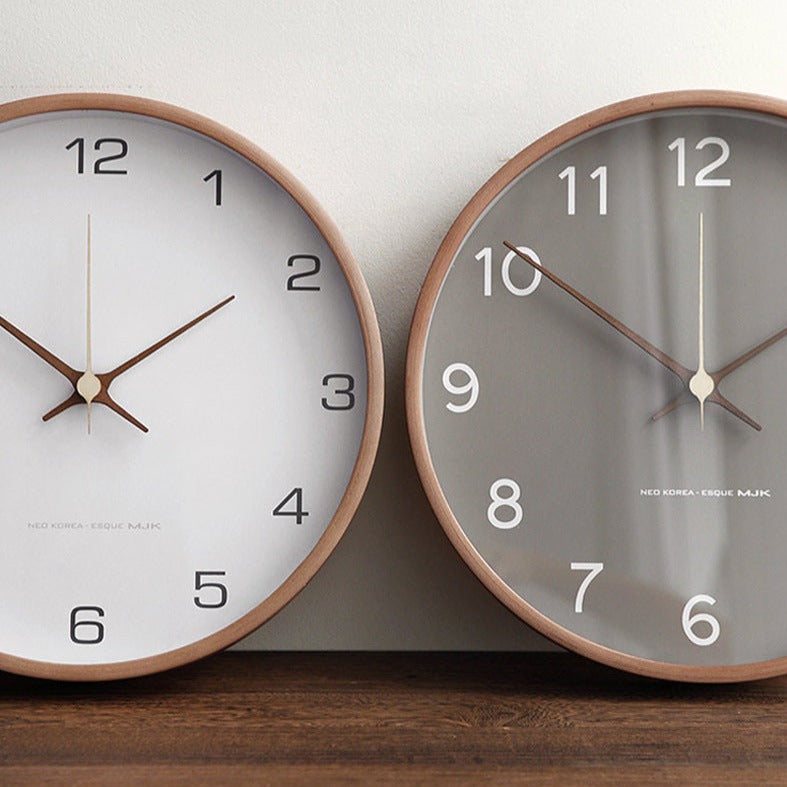 Analogue Wall Décor Wooden Clock for Home