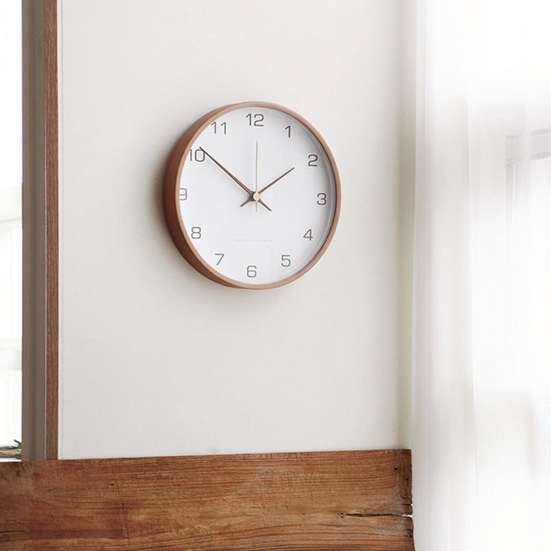 Analogue Wall Décor Wooden Clock for Home