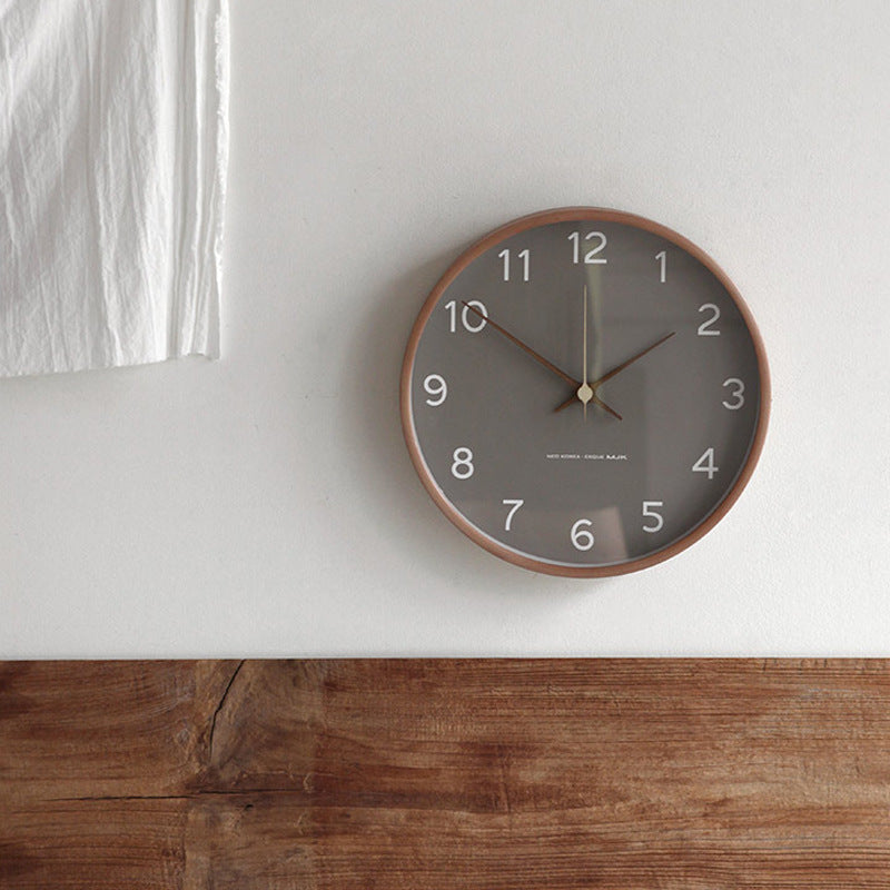 Analogue Wall Décor Wooden Clock for Home