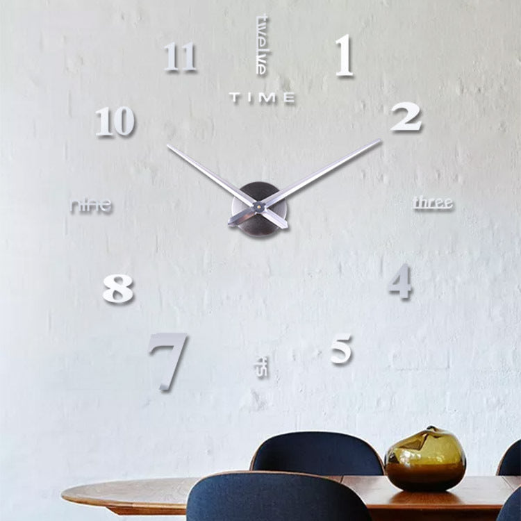 3D Diy Acrylic Sticker Wall Décor Clock