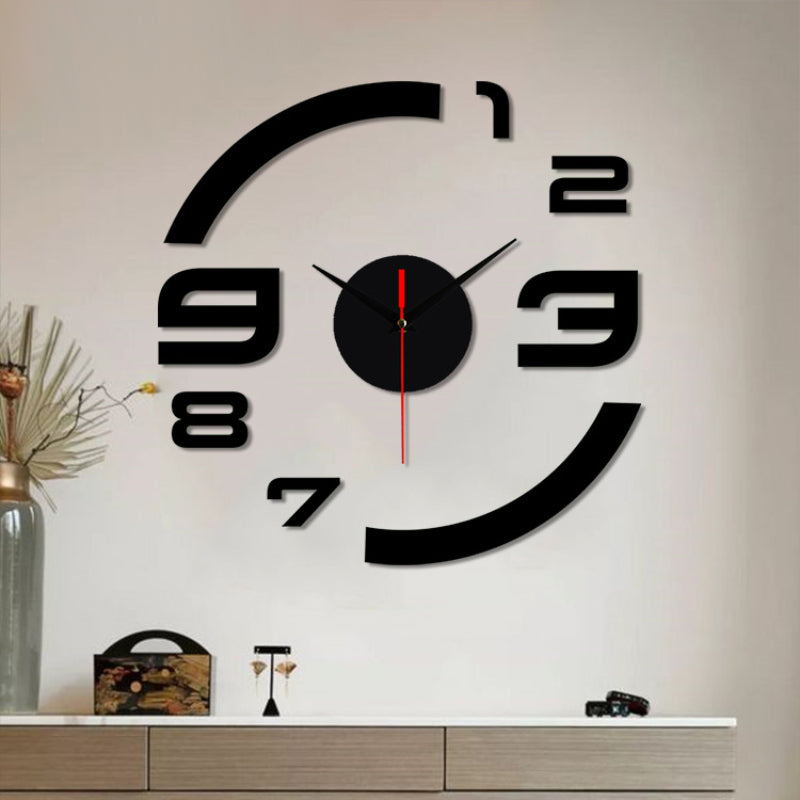 3D Sticker DIY Creative Wall Clock