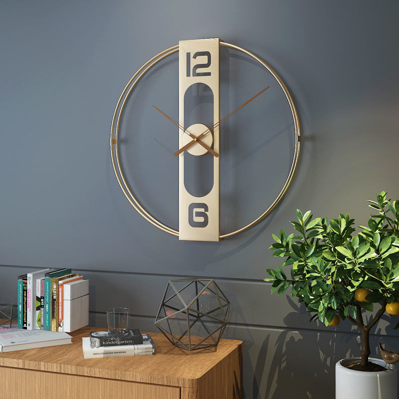 Modern Minimalistic Wall Clock for Livingroom 20 Inches