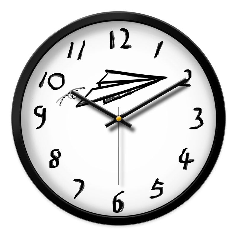 Silent Classroom Wall Clock for Kids Bedroom