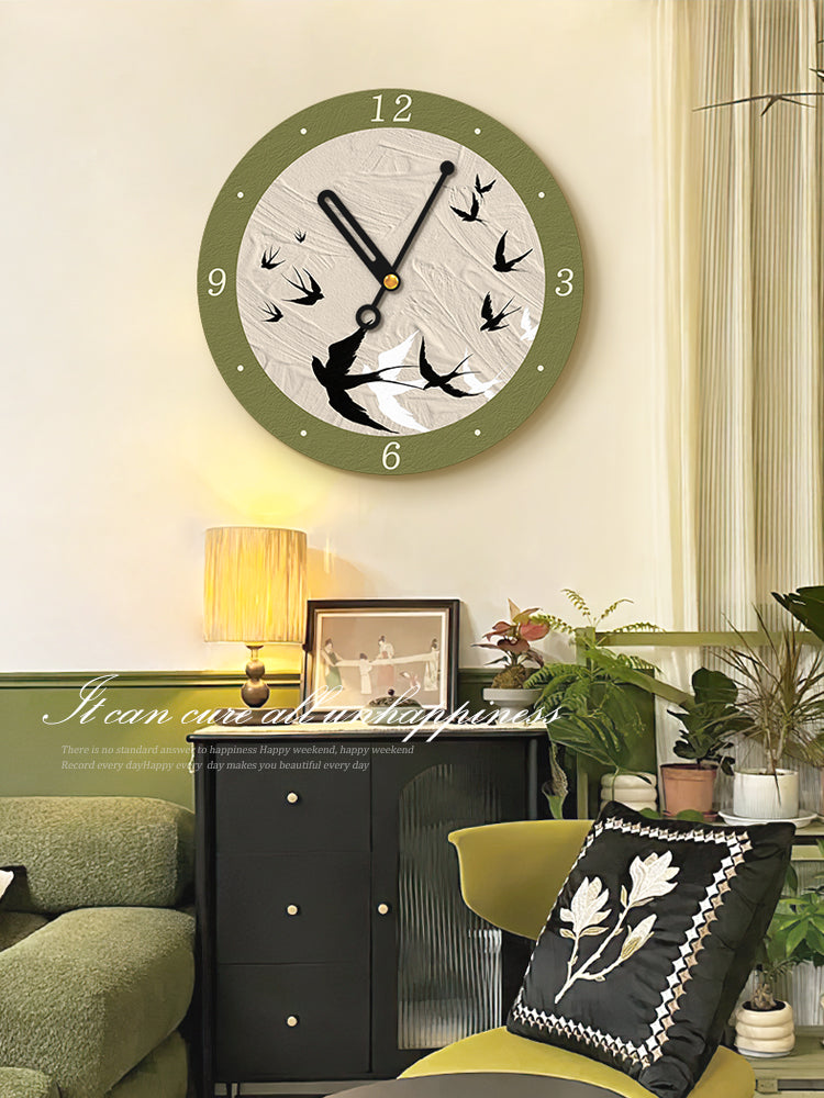 Art Deco Silent Wall Clock