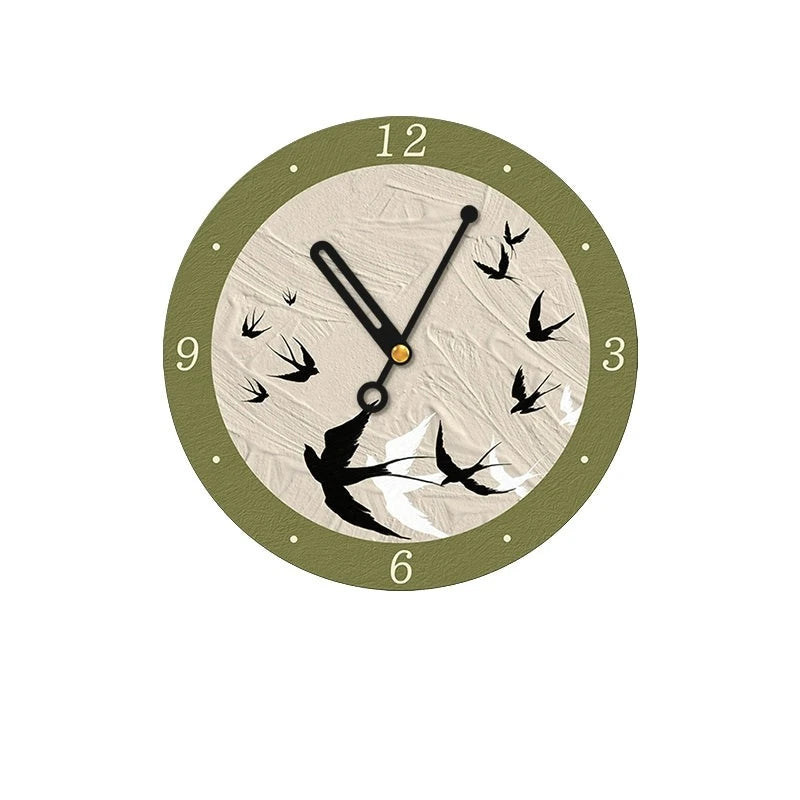 Art Deco Silent Wall Clock