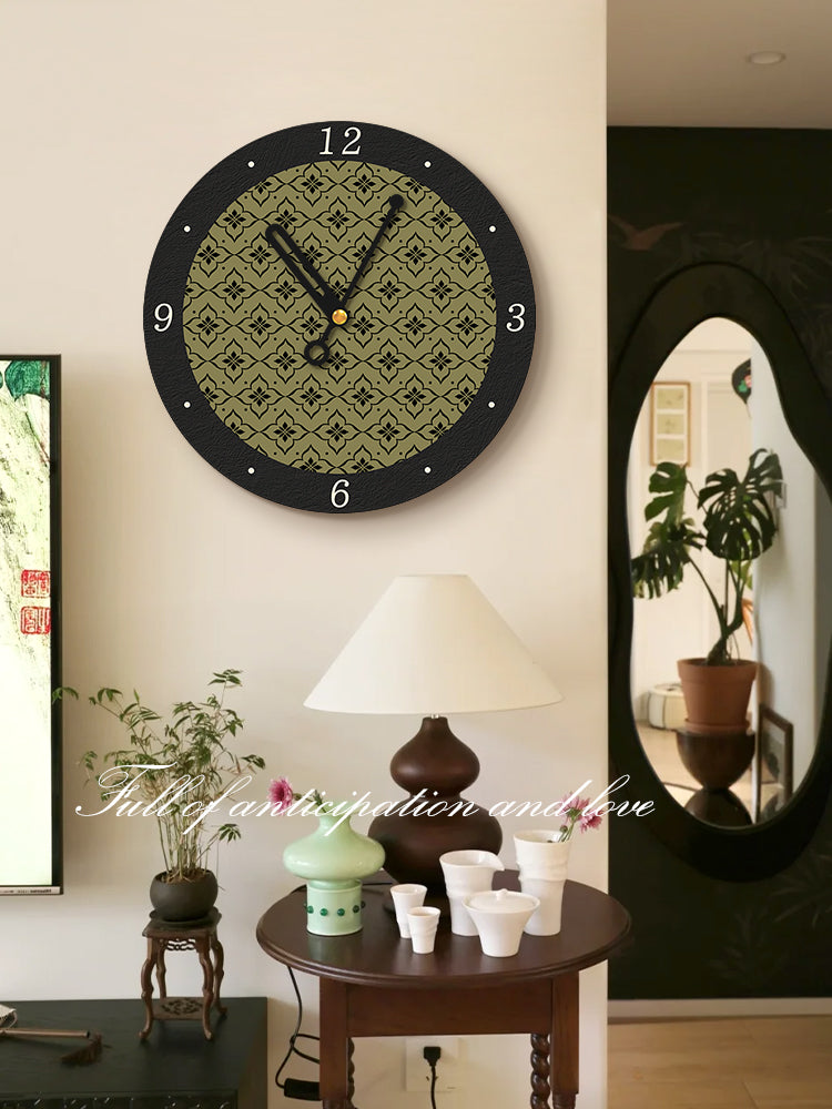 Art Deco Silent Wall Clock