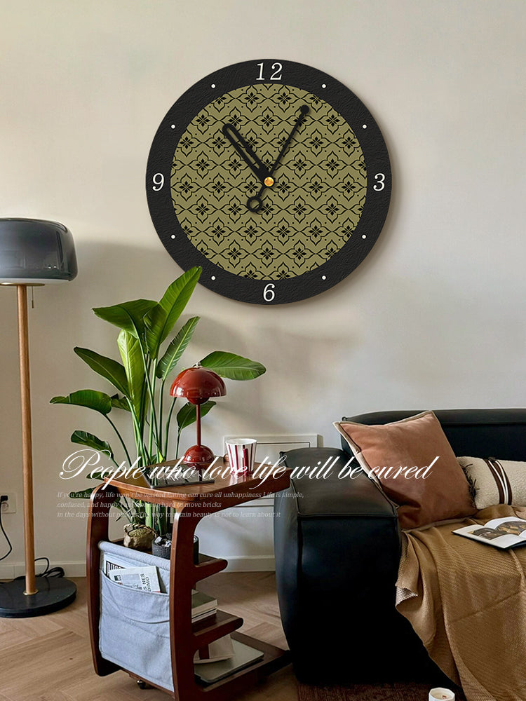 Art Deco Silent Wall Clock