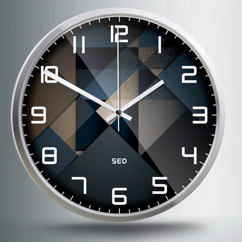 Nordic Silent Wall Clock for Livingroom 12.6 Inches
