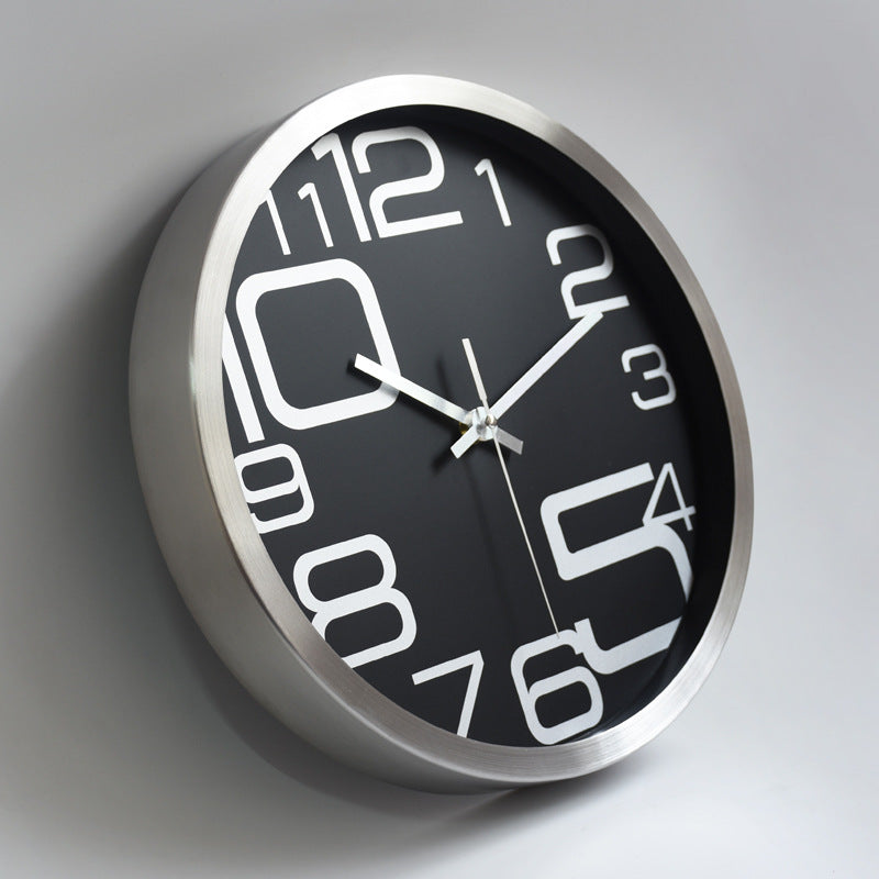 Large Letters Battery Operated Silent Clock 12 Inches