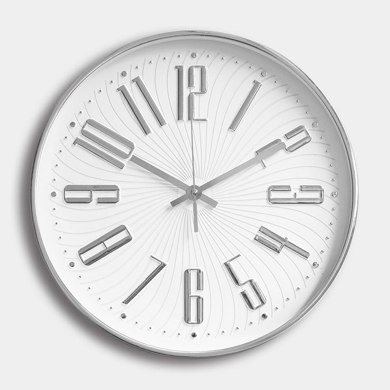 Big Letters Classroom Silent Clock 12 Inches Battery Operated