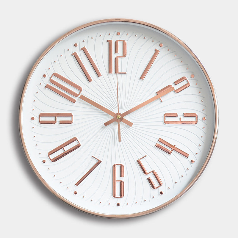 Big Letters Classroom Silent Clock 12 Inches Battery Operated