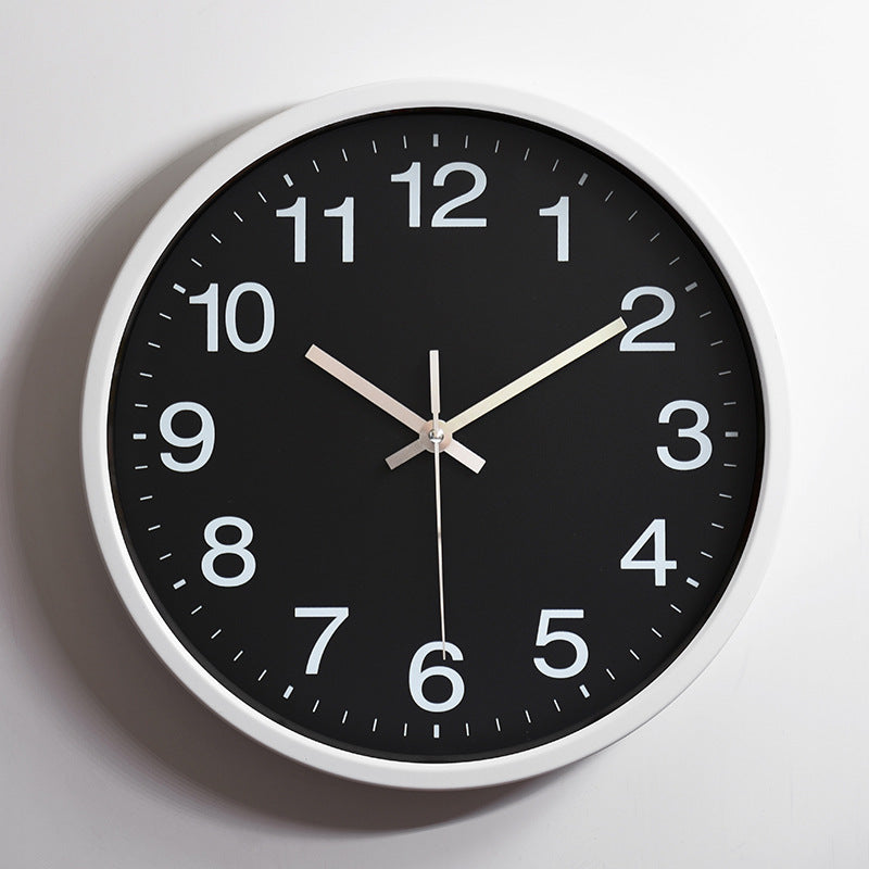 Simple Classroom Silent Wall Clock 12 Inches