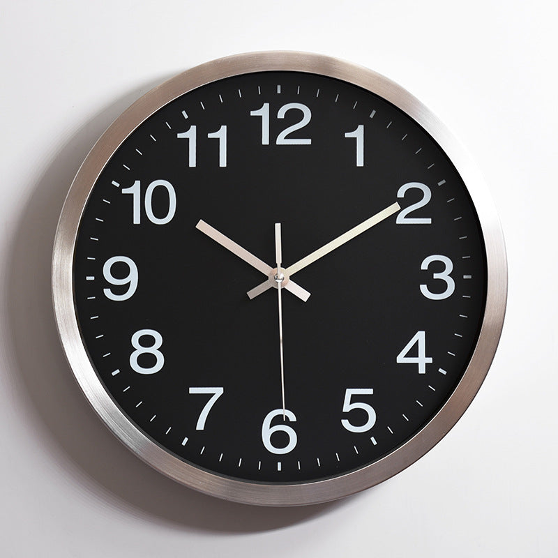 Simple Classroom Silent Wall Clock 12 Inches