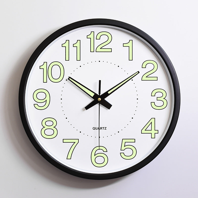 Simple Classroom Silent Wall Clock 12 Inches