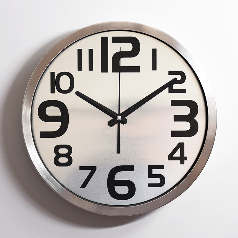 Simple Classroom Silent Wall Clock 12 Inches