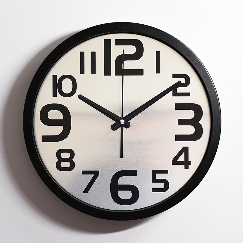 Simple Classroom Silent Wall Clock 12 Inches