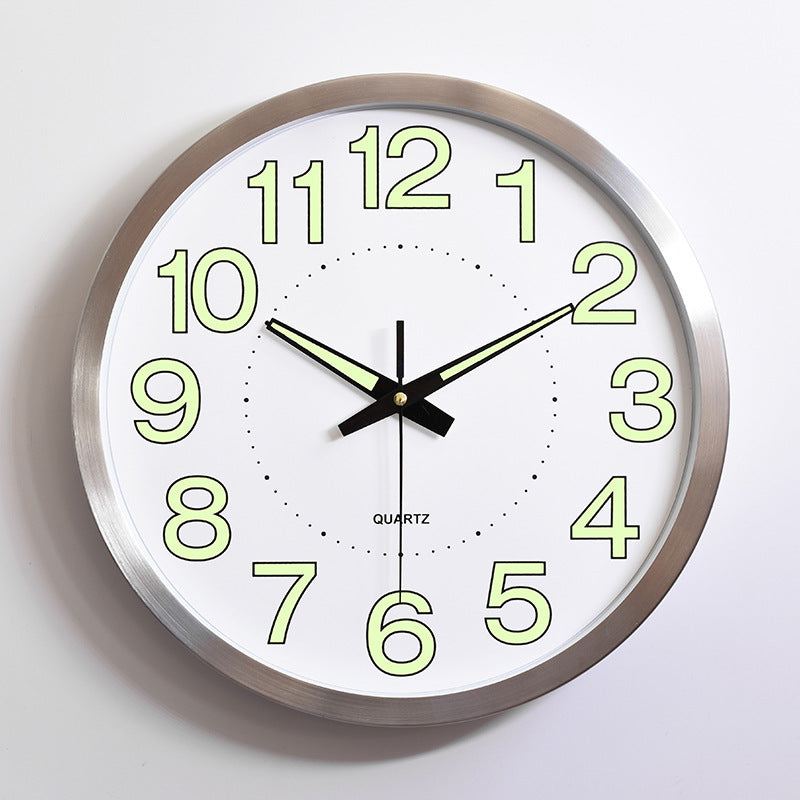 Simple Classroom Silent Wall Clock 12 Inches