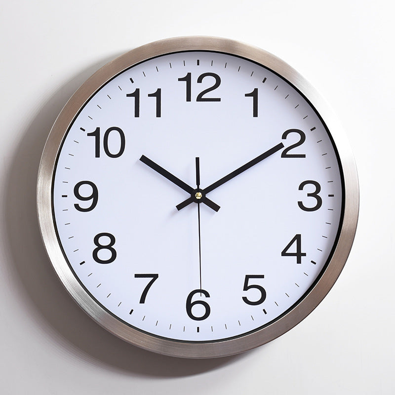 Simple Classroom Silent Wall Clock 12 Inches