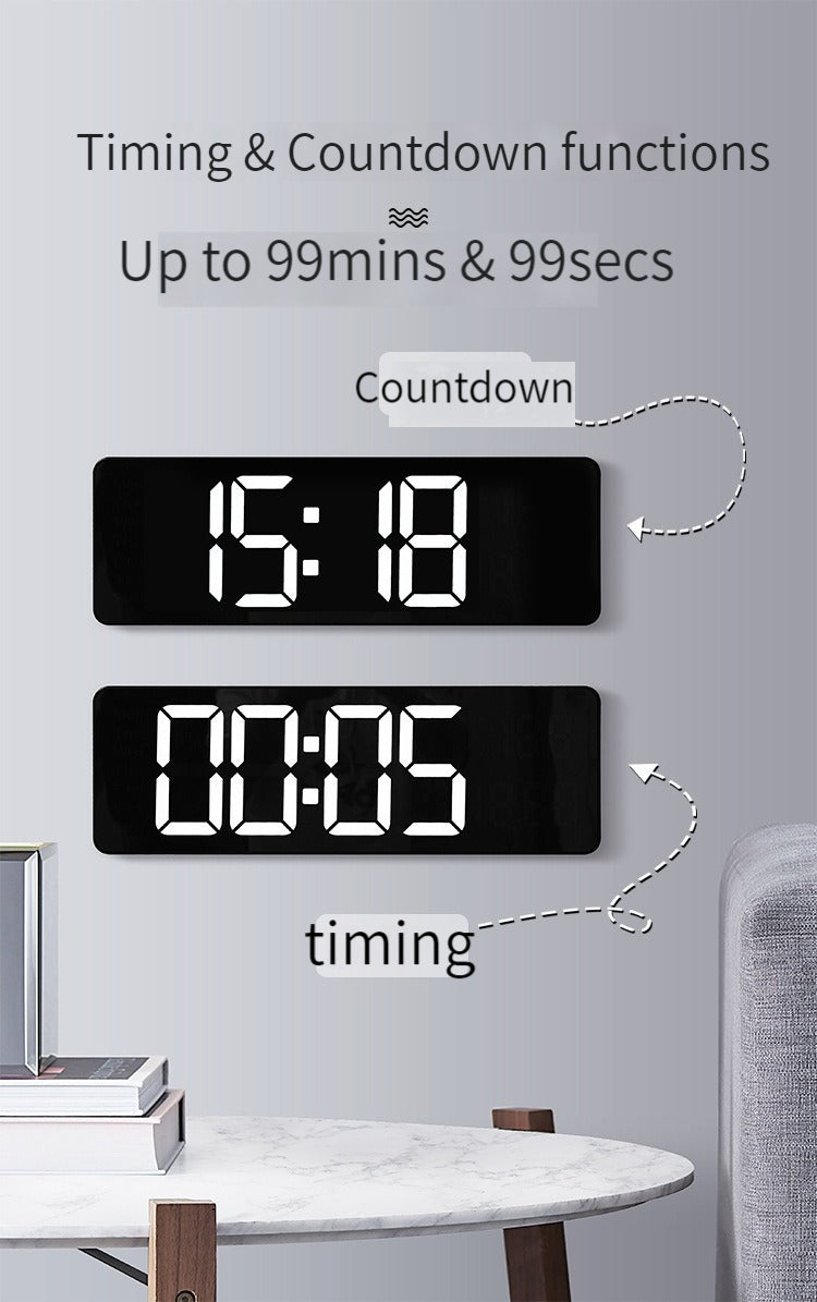 Nordic Digital Clock 16 Inch Display