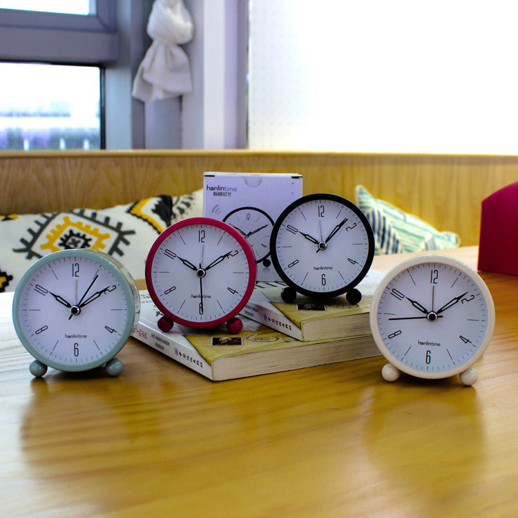 Bedside Silent Table Clock for Kids Bedroom