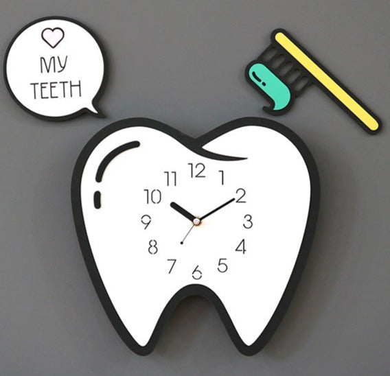 3D Decoration Clock for Dentist Clinic