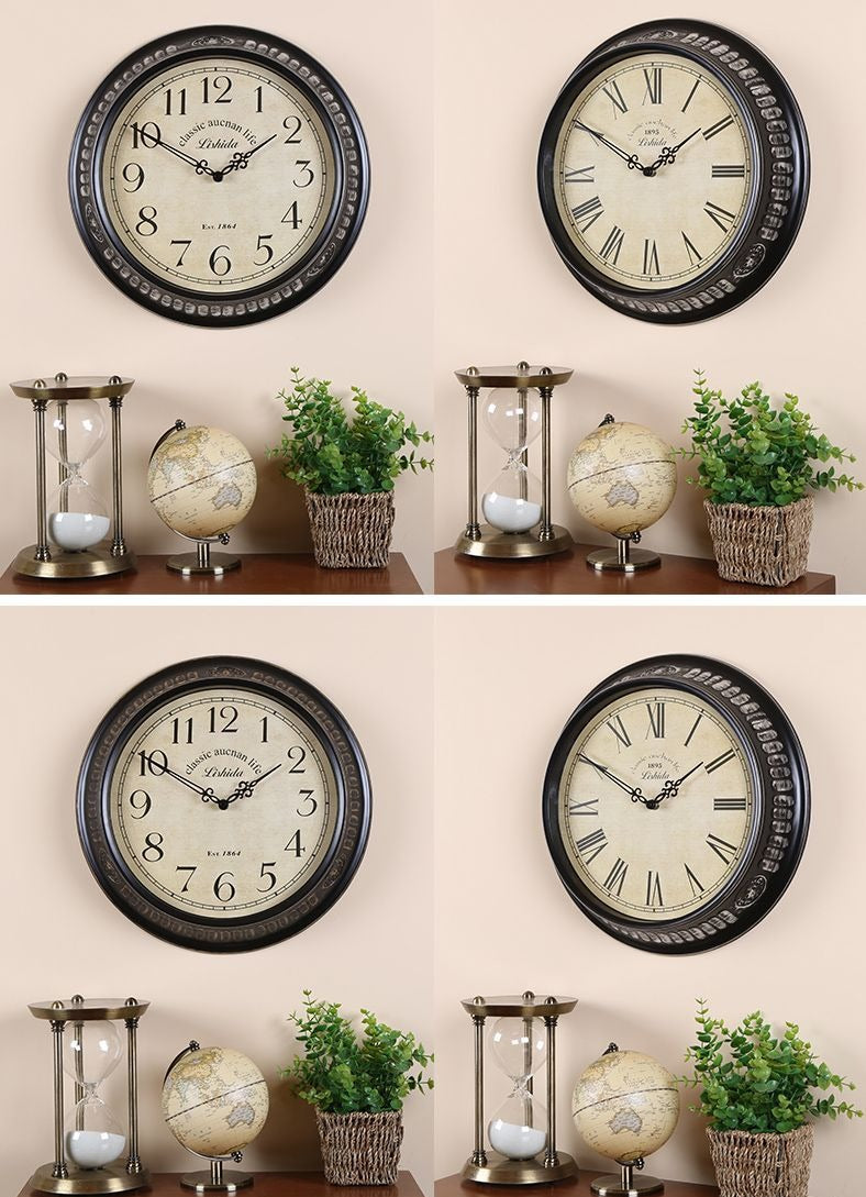 Loforay™ 3D Antique Style Nordic Silent Wall Clock