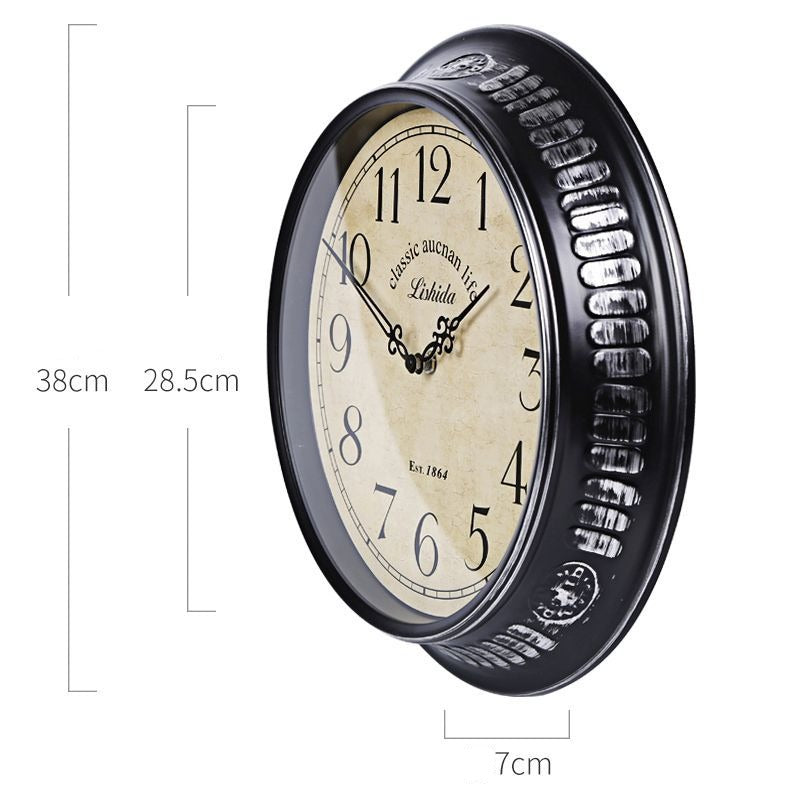 Loforay™ 3D Antique Style Nordic Silent Wall Clock
