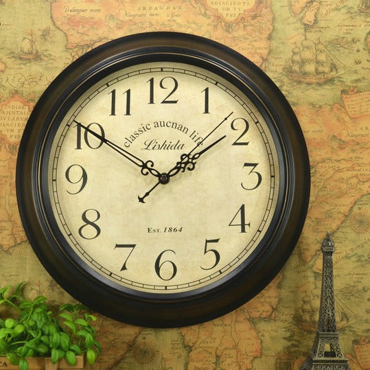 Loforay™ 3D Vintage Nordic Silent Wall Clock