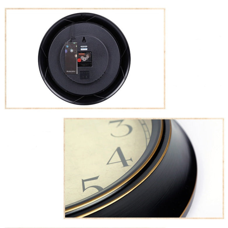 Loforay™ 3D Vintage Nordic Silent Wall Clock