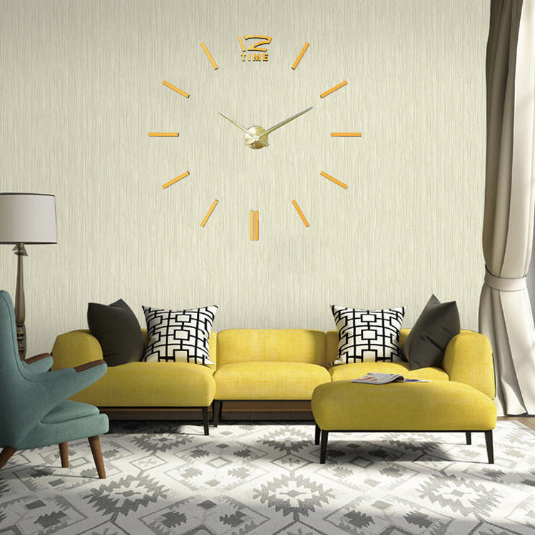 3D Sticker Innovative DIY Wall Clock