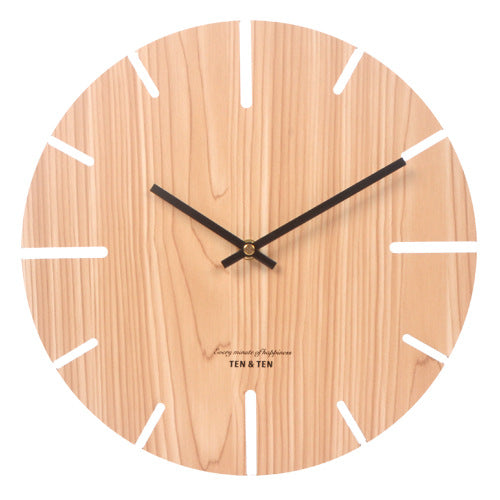Simple Nordic Silent Wall Clock for Livingroom 10 Inches
