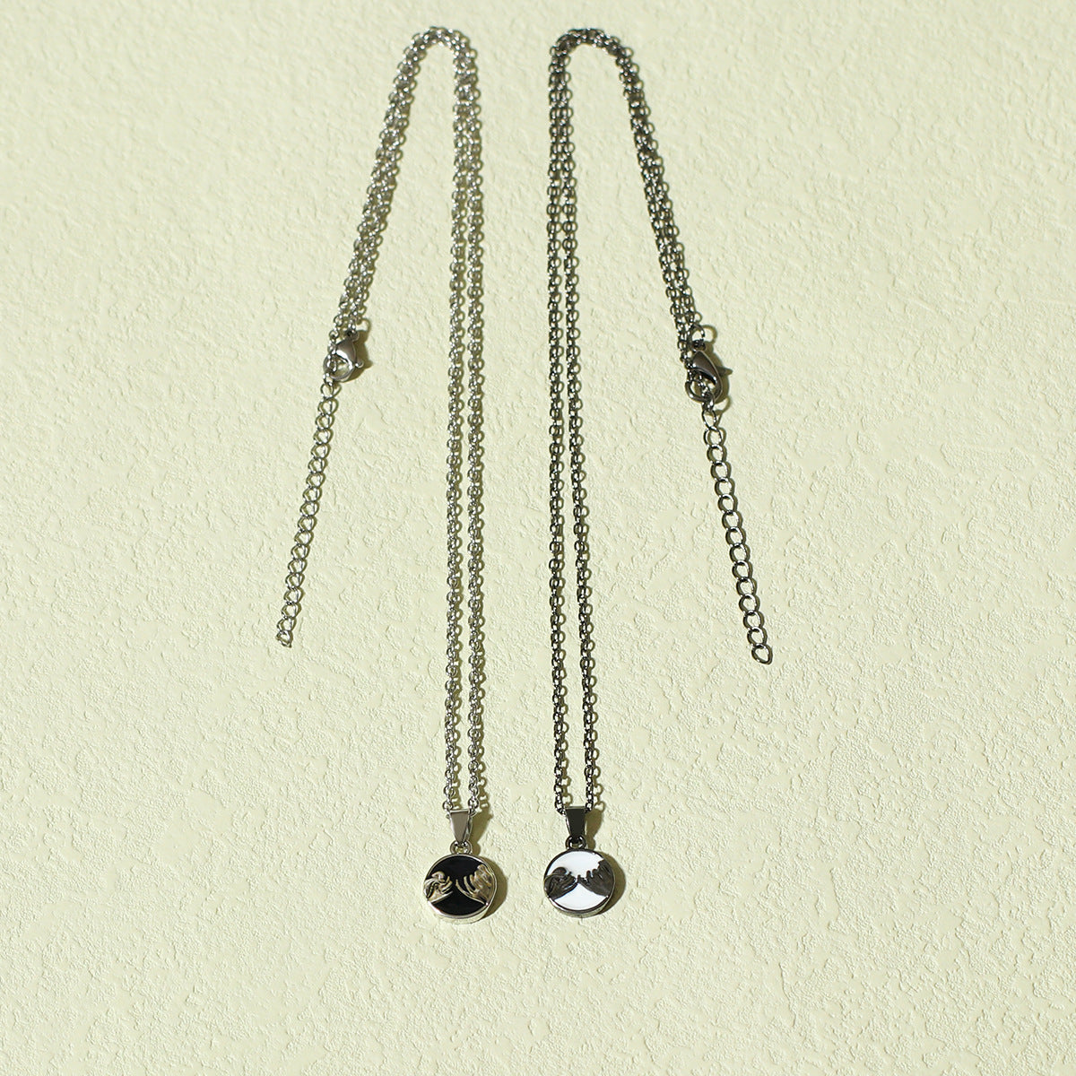 Forever Holding Hands Necklaces Set for Couples