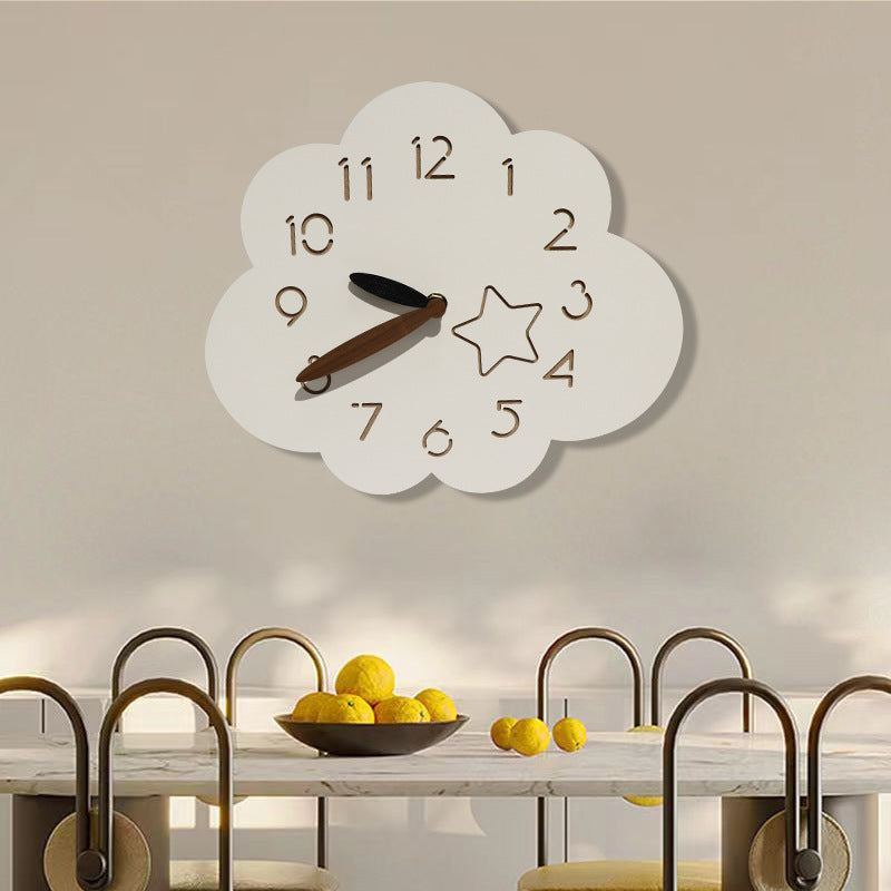 Cute Cloud Silent Wall Décor Clock
