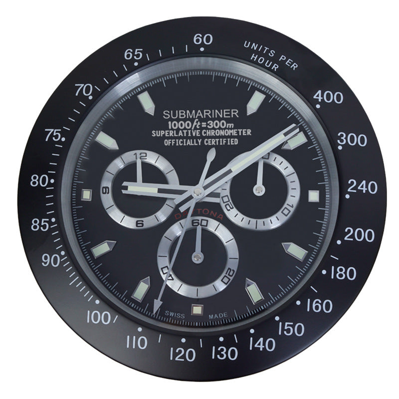 Modern Battery Operated Luminous Silent Wall Clock