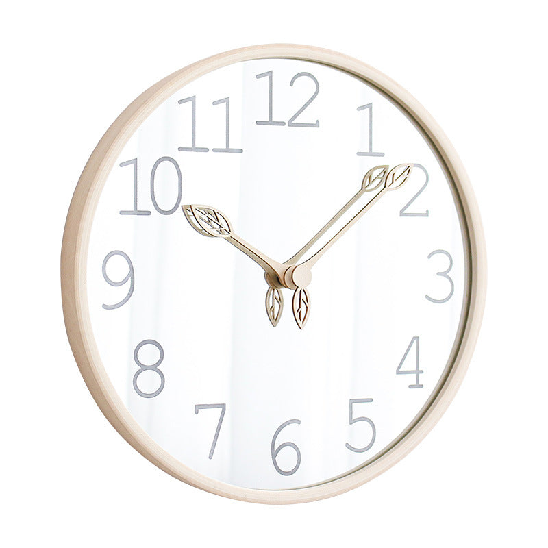 Loforay™ Real Mirror Nordic Circular Silent Wall Clock