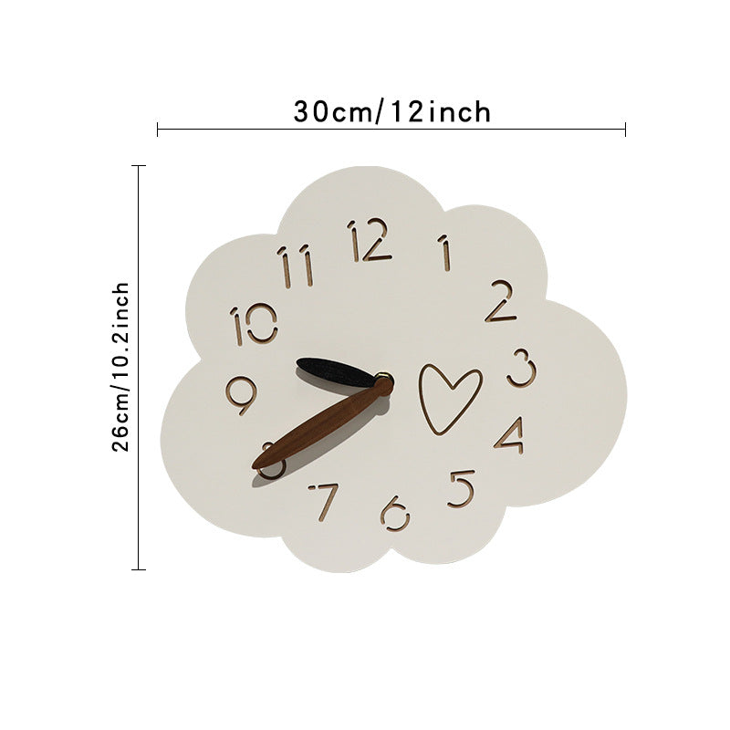 Cute Cloud Silent Wall Décor Clock
