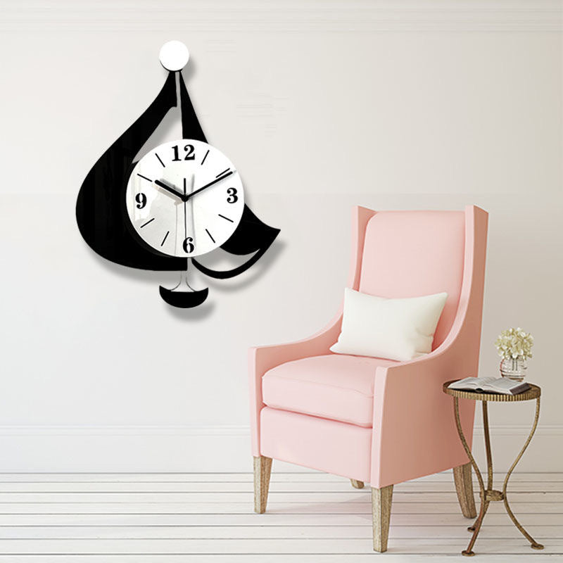 Sailboat Pendulum Silent Wall Décor Clock