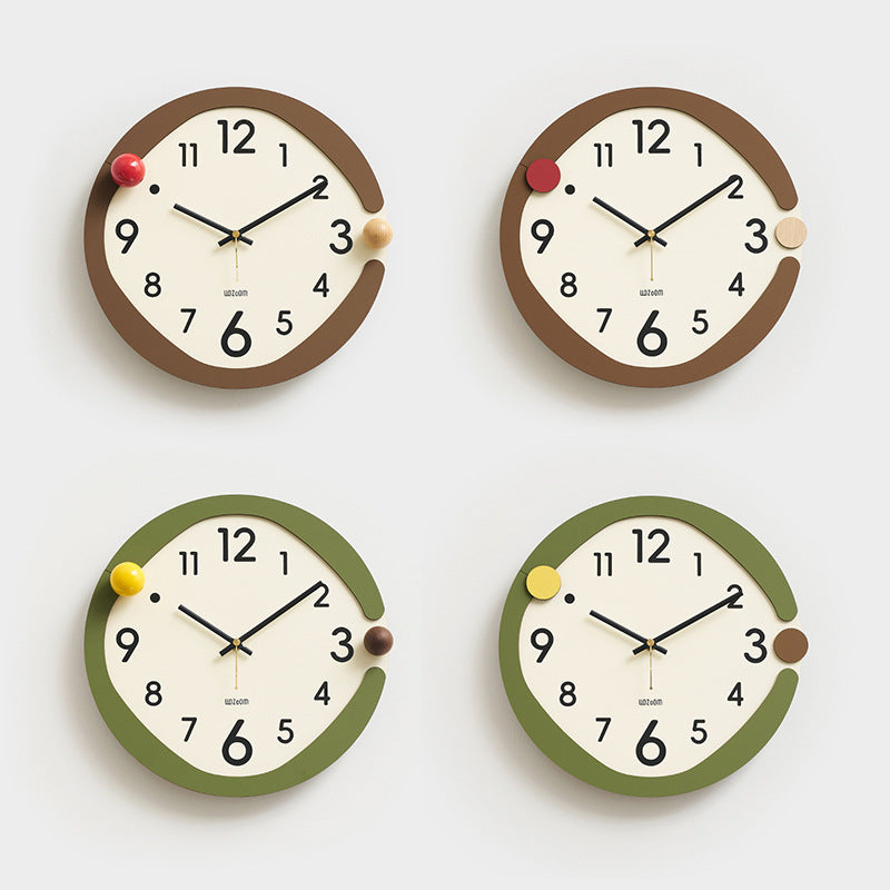Minimalistic Nordic Wall Décor Silent Clock